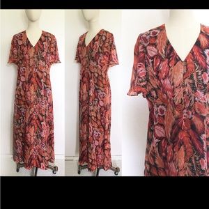 Vintage 1970s does 1930s style dress. LIKE NEW.